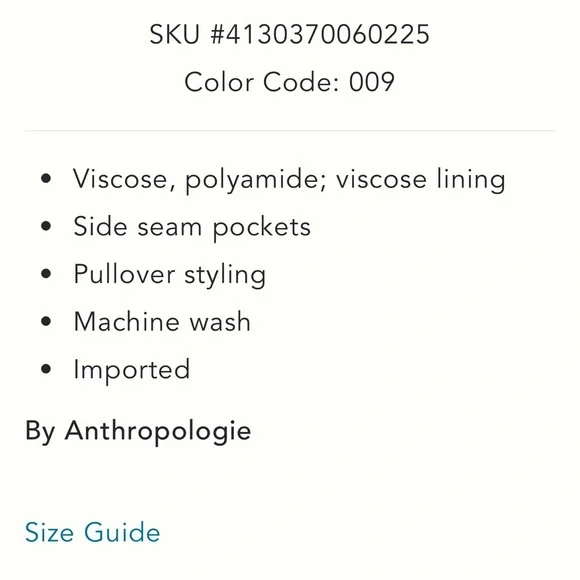 Anthropologie Squareneck Waistless Midi Dress, size XL - Picture 4 of 8